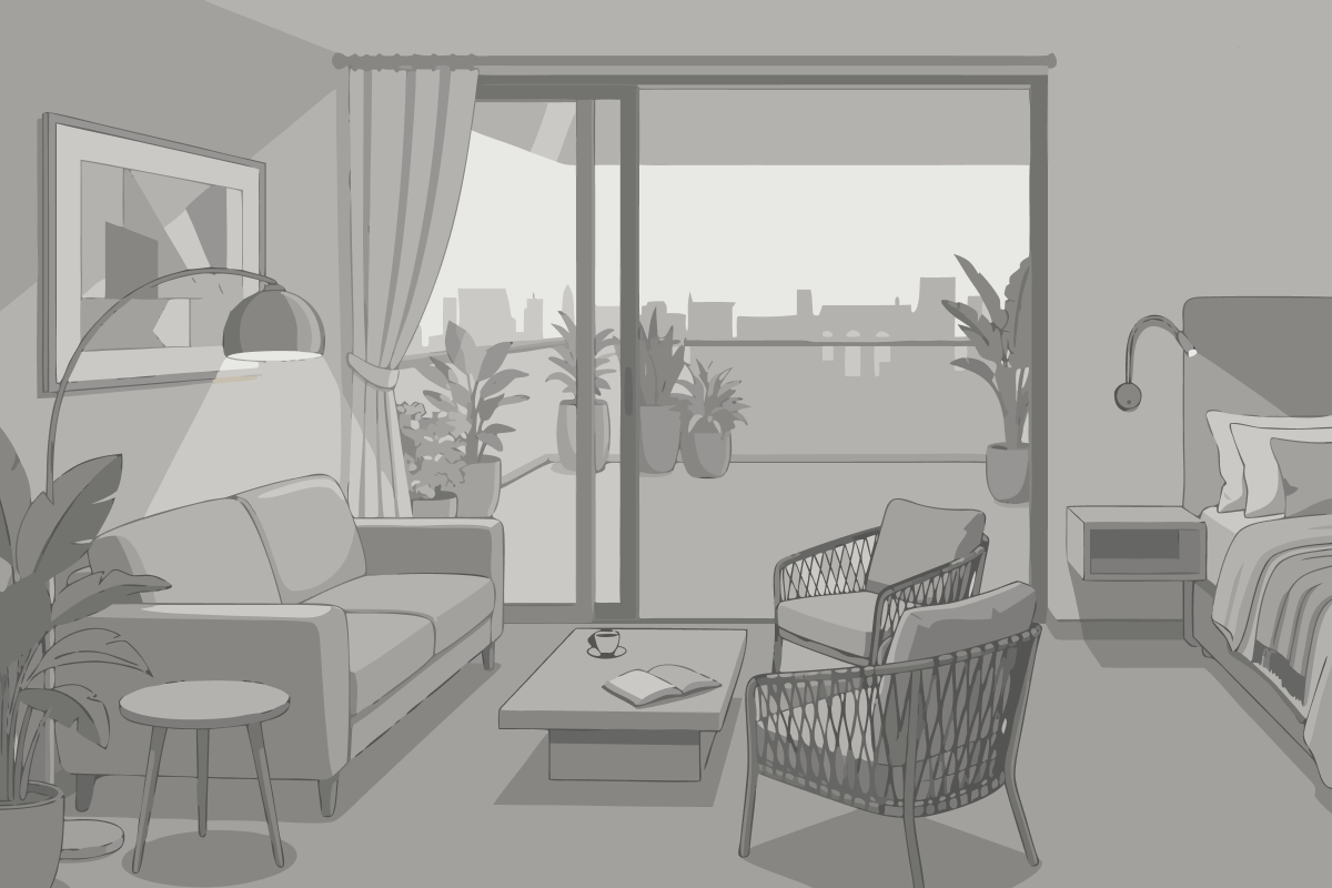Habitación Doble Deluxe con vistas al jardín